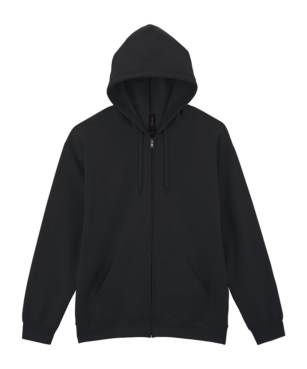 Softstyle midweight fleece adult full-zip hooded sweatshirt