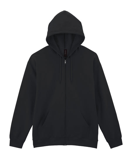 Softstyle midweight fleece adult full-zip hooded sweatshirt