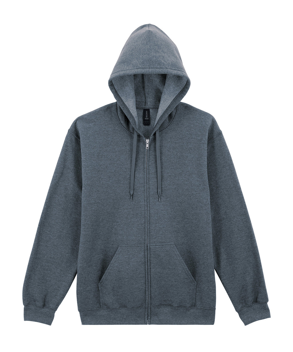 Softstyle midweight fleece adult full-zip hooded sweatshirt