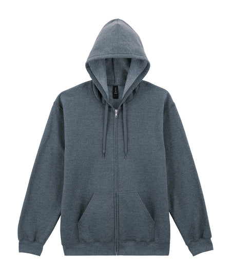 Softstyle midweight fleece adult full-zip hooded sweatshirt