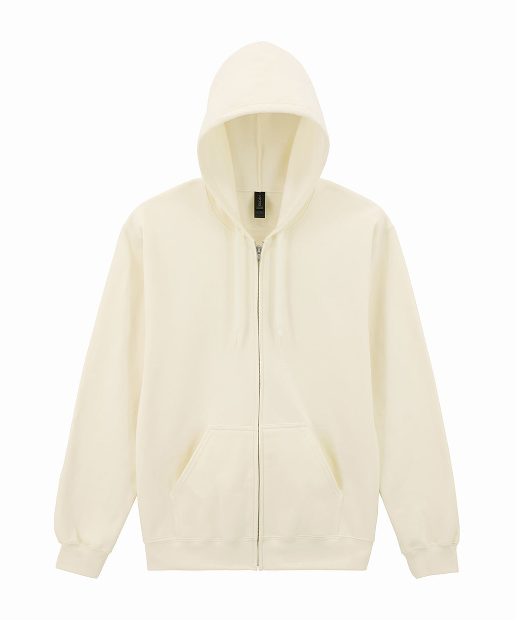 Softstyle midweight fleece adult full-zip hooded sweatshirt