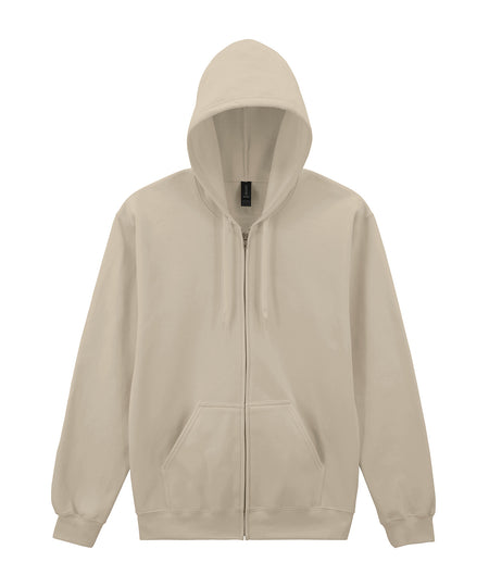 Softstyle midweight fleece adult full-zip hooded sweatshirt