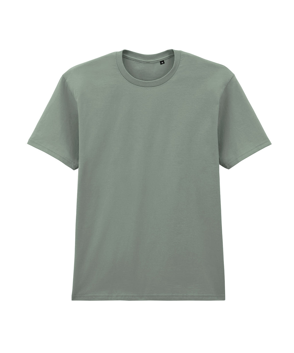 Softstyle midweight adult no-label enzyme wash t-shirt