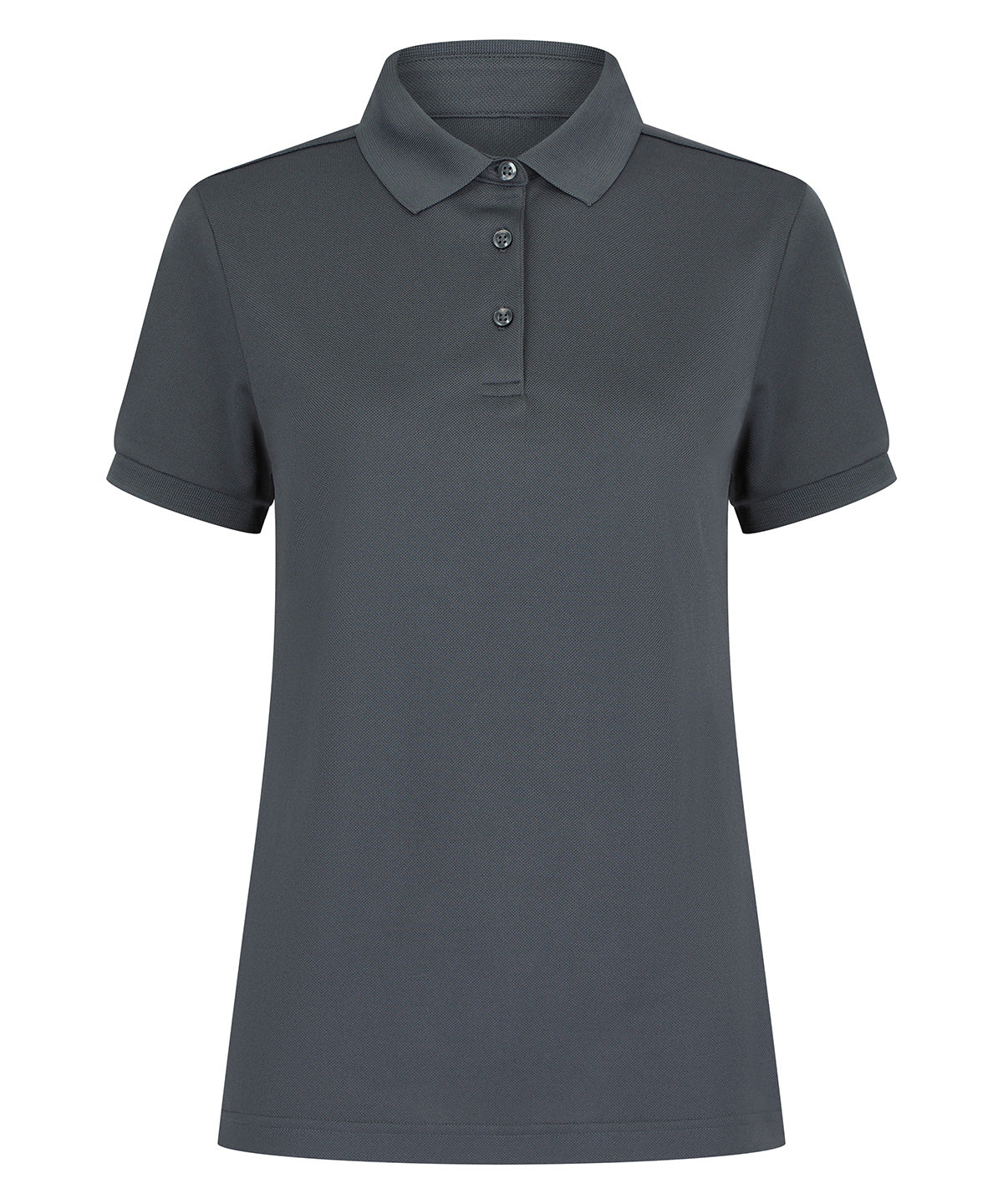 Womens recycled polyester polo shirt