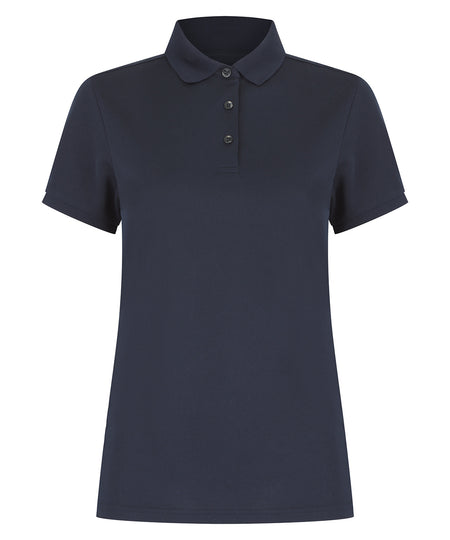 Womens recycled polyester polo shirt