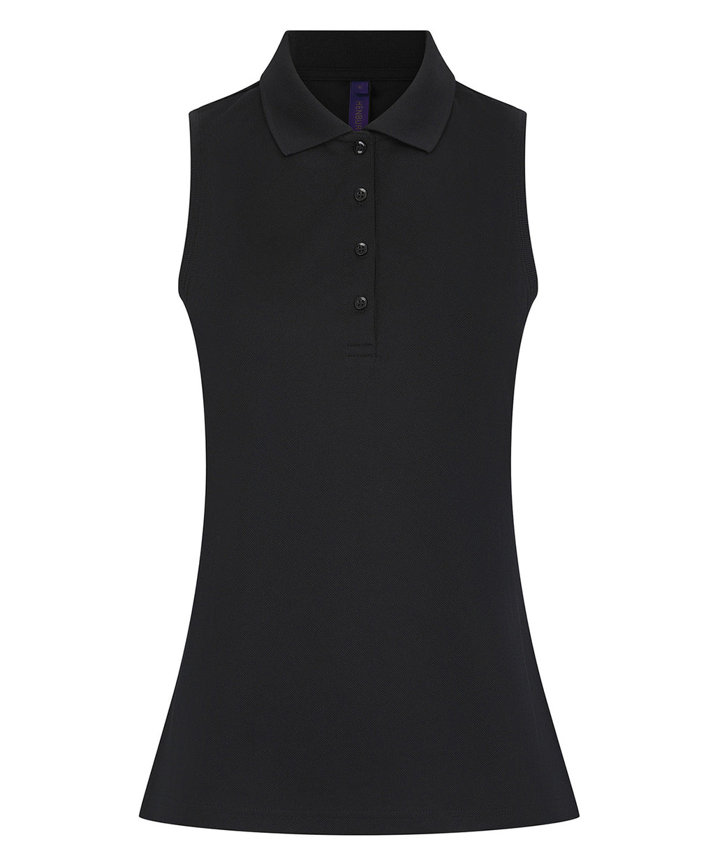 Womens sleeveless Coolplus® polo shirt
