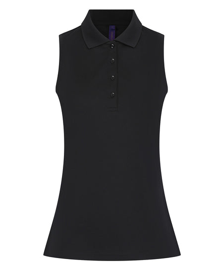 Womens sleeveless Coolplus® polo shirt