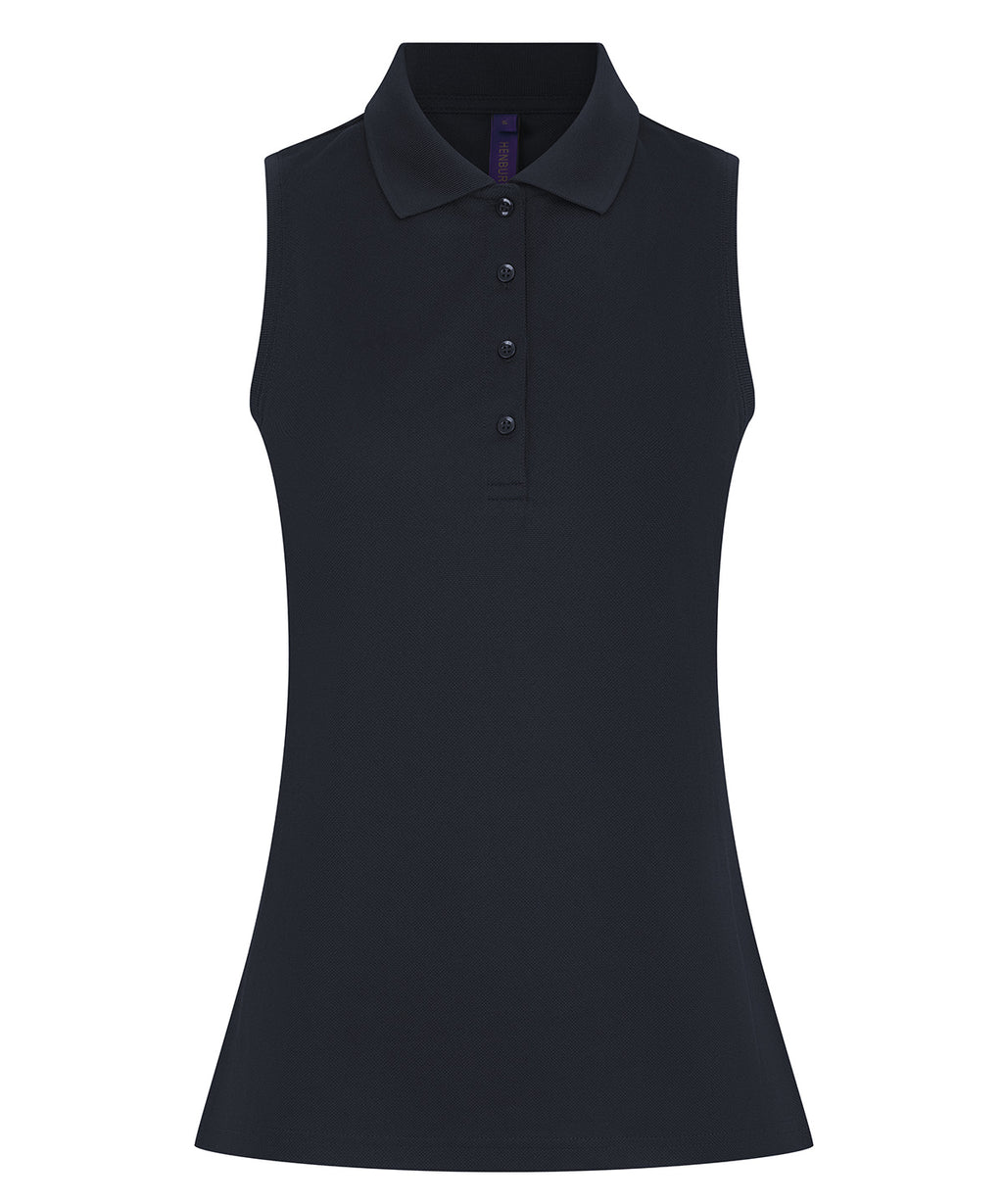 Womens sleeveless Coolplus® polo shirt
