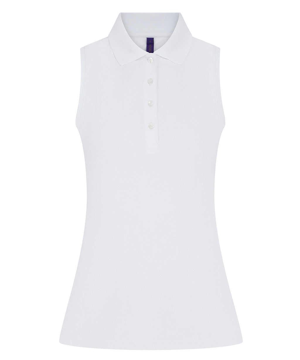 Womens sleeveless Coolplus® polo shirt