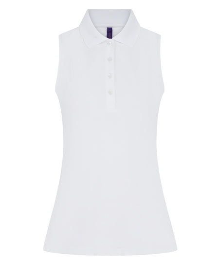 Womens sleeveless Coolplus® polo shirt