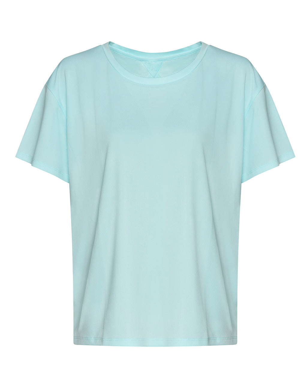 Womens open back T