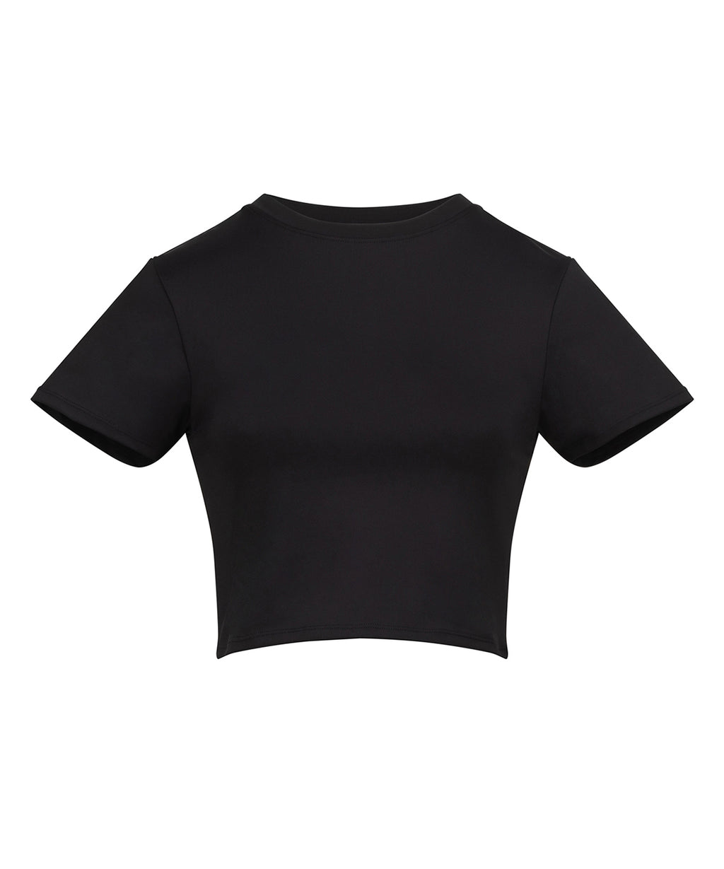 Womens recycled cropped T
