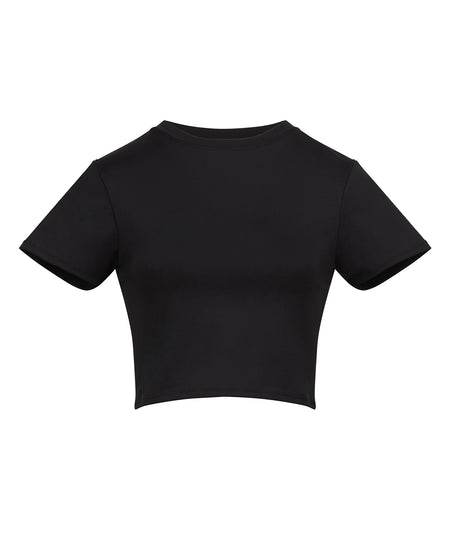 Womens recycled cropped T