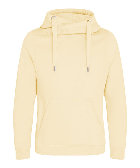 Cross neck hoodie