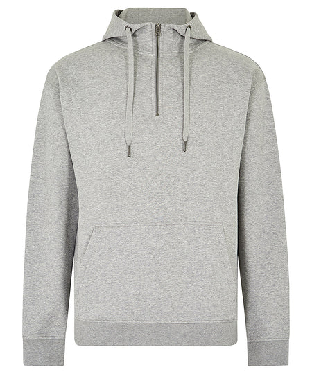 Regular fit 1/4 zip hoodie