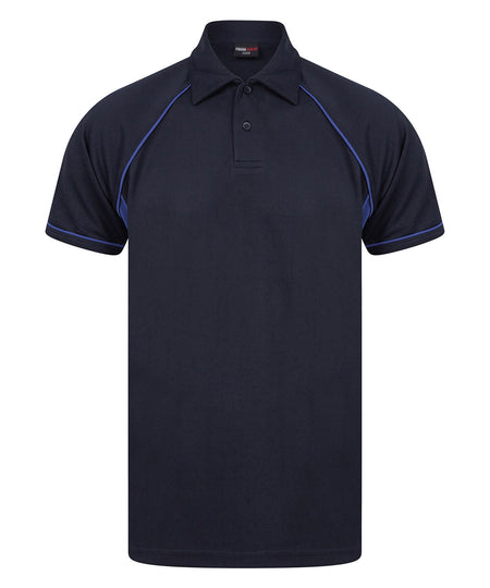 Piped performance polo
