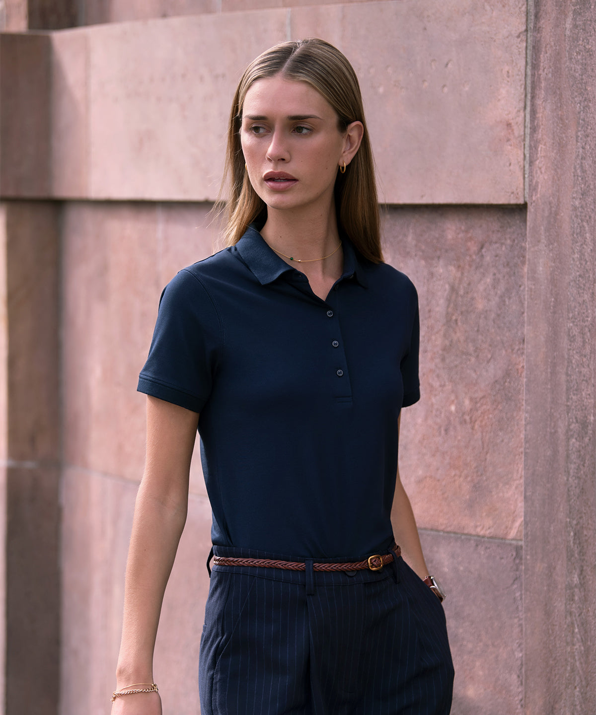 Womens Altavista  tri-blend deluxe polo