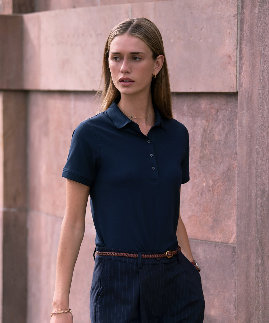 Womens Altavista  tri-blend deluxe polo