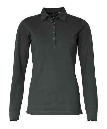 Womens Carlington  deluxe long sleeve polo