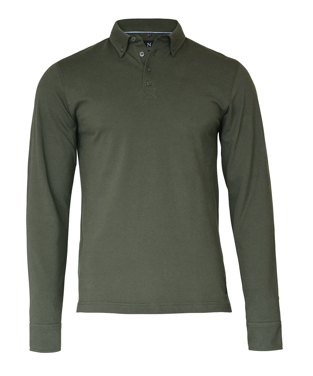 Carlington  deluxe long sleeve polo
