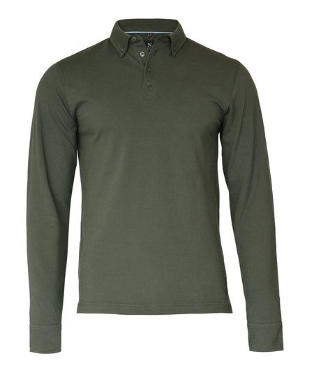 Carlington  deluxe long sleeve polo