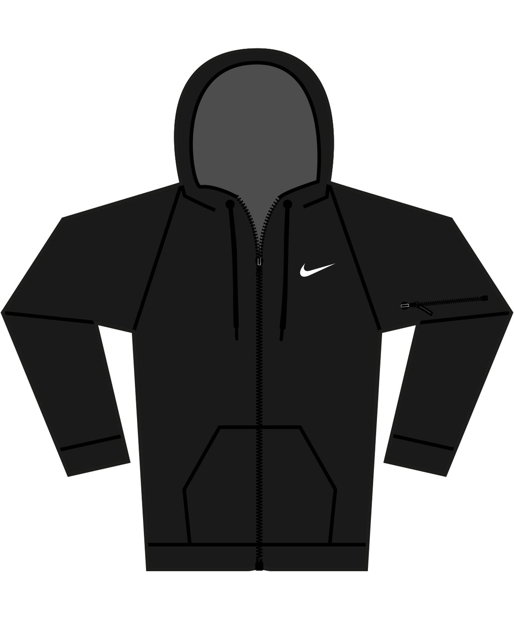 Nike mens full-zip fitness hoodie