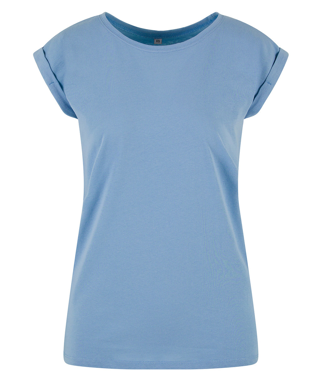 Womens regular extended shoulder tee