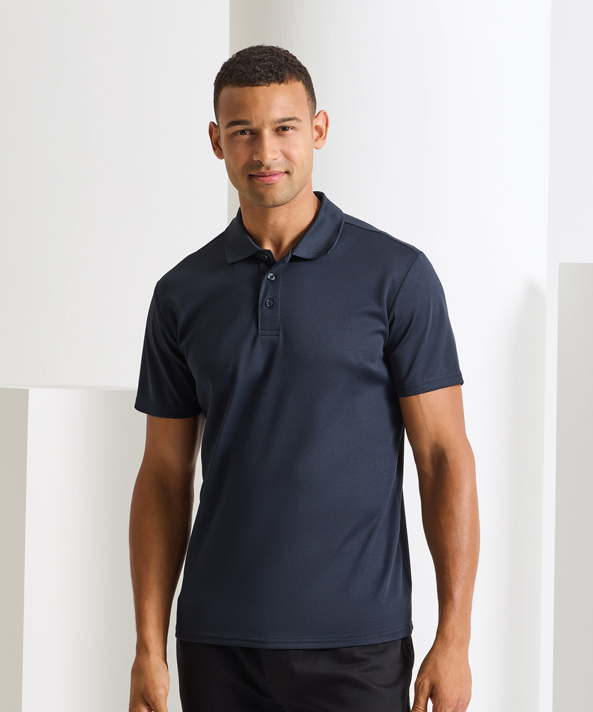 Mens Spun Dyed Recycled Polo Shirt
