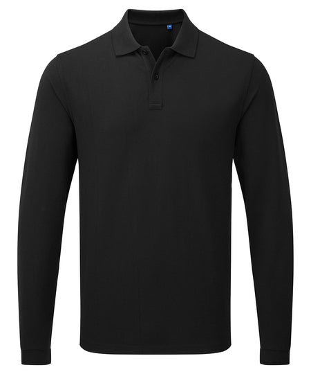 Essential unisex long sleeve workwear polo shirt