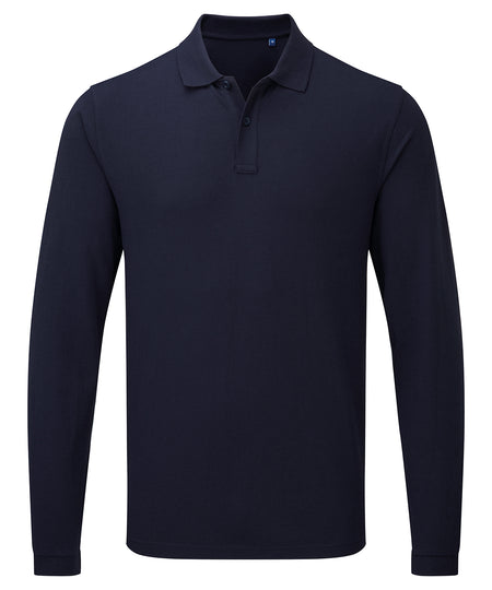 Essential unisex long sleeve workwear polo shirt