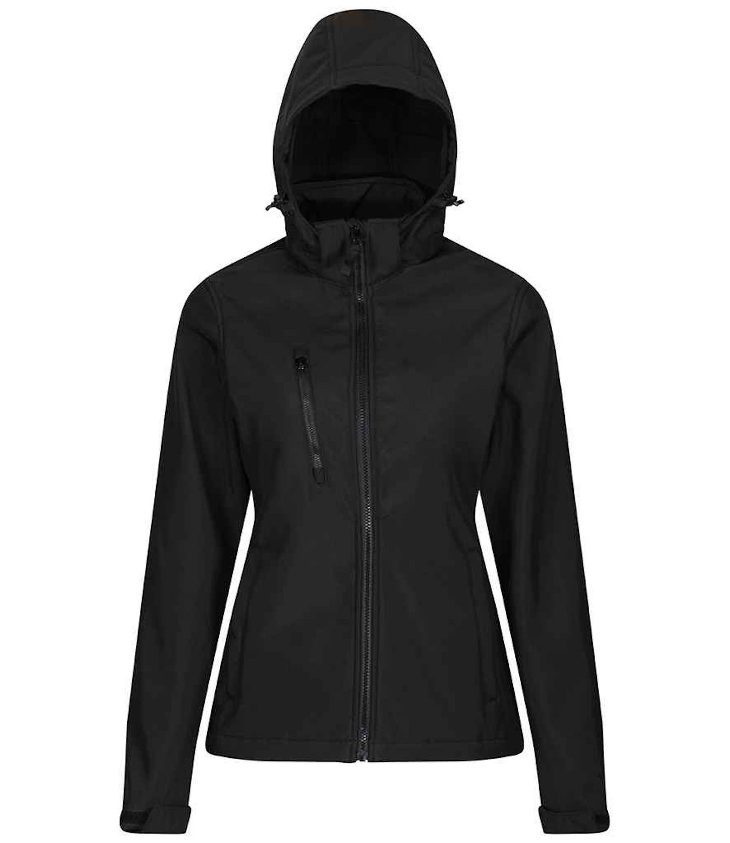 Women's venturer 3-layer hooded softshell jacket