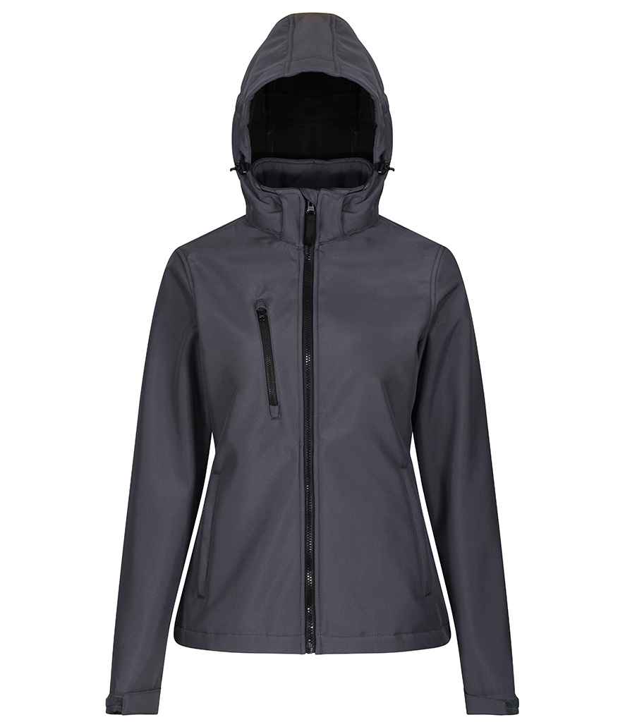 Women's venturer 3-layer hooded softshell jacket