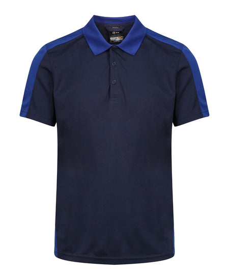 Contrast wicking polo