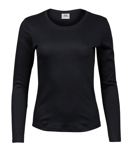 Womens long sleeve interlock tee (590)