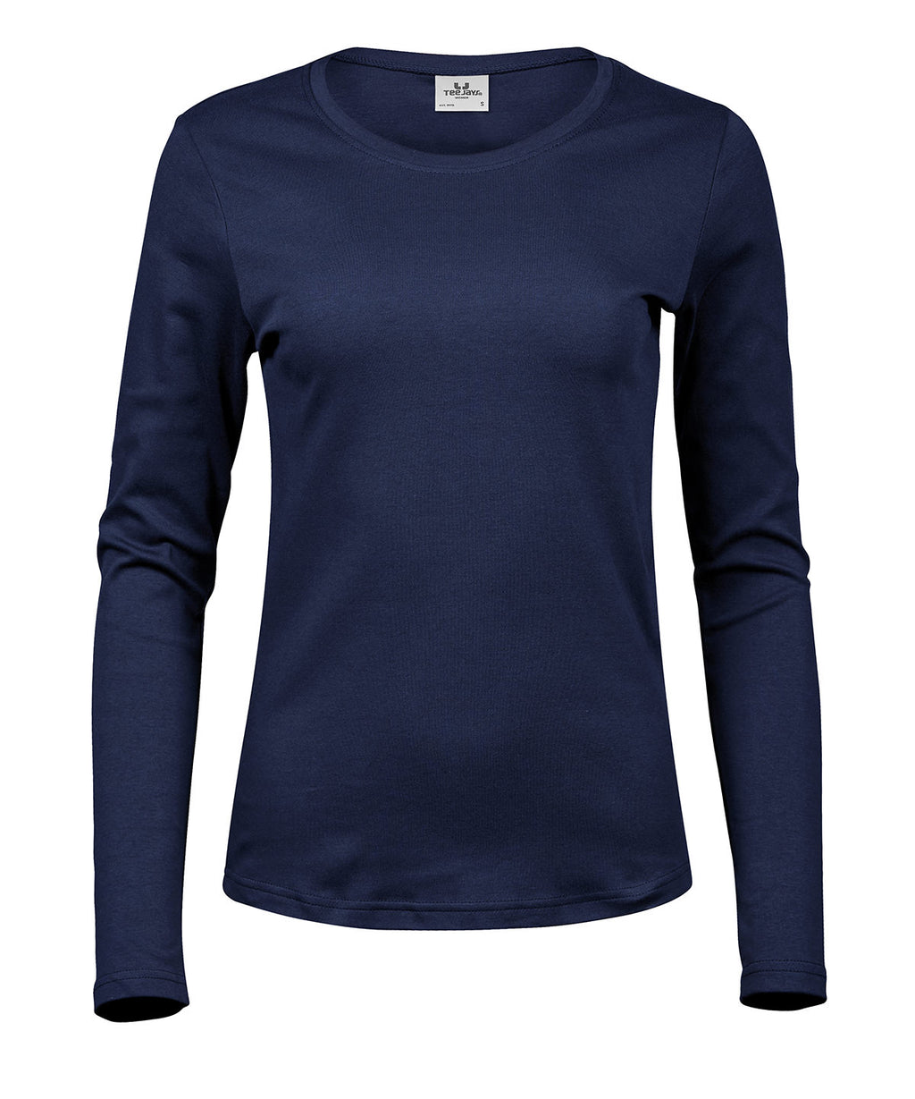 Womens long sleeve interlock tee (590)