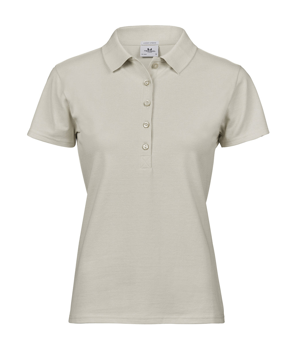 Womens luxury stretch polo (145)