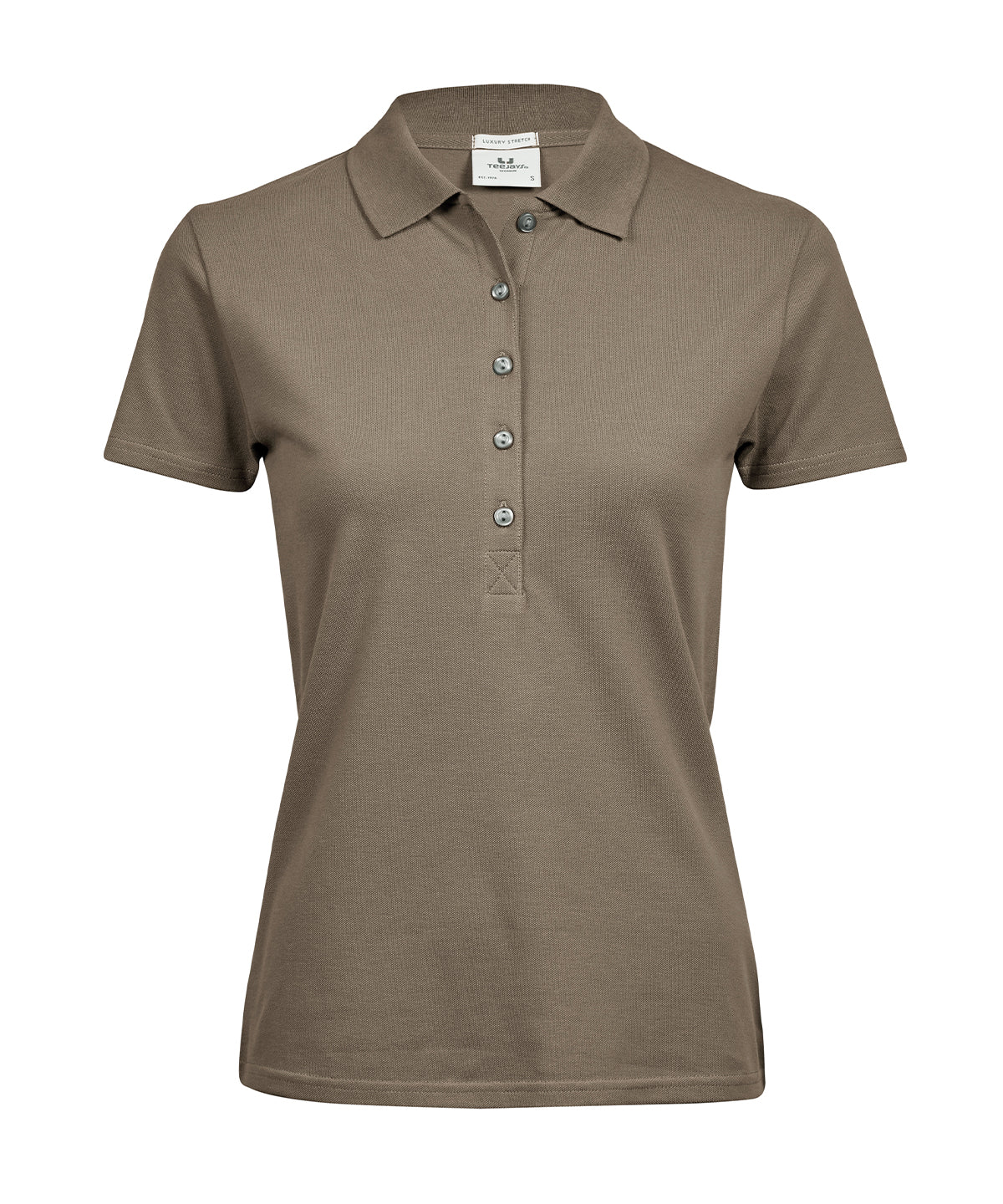Womens luxury stretch polo (145)