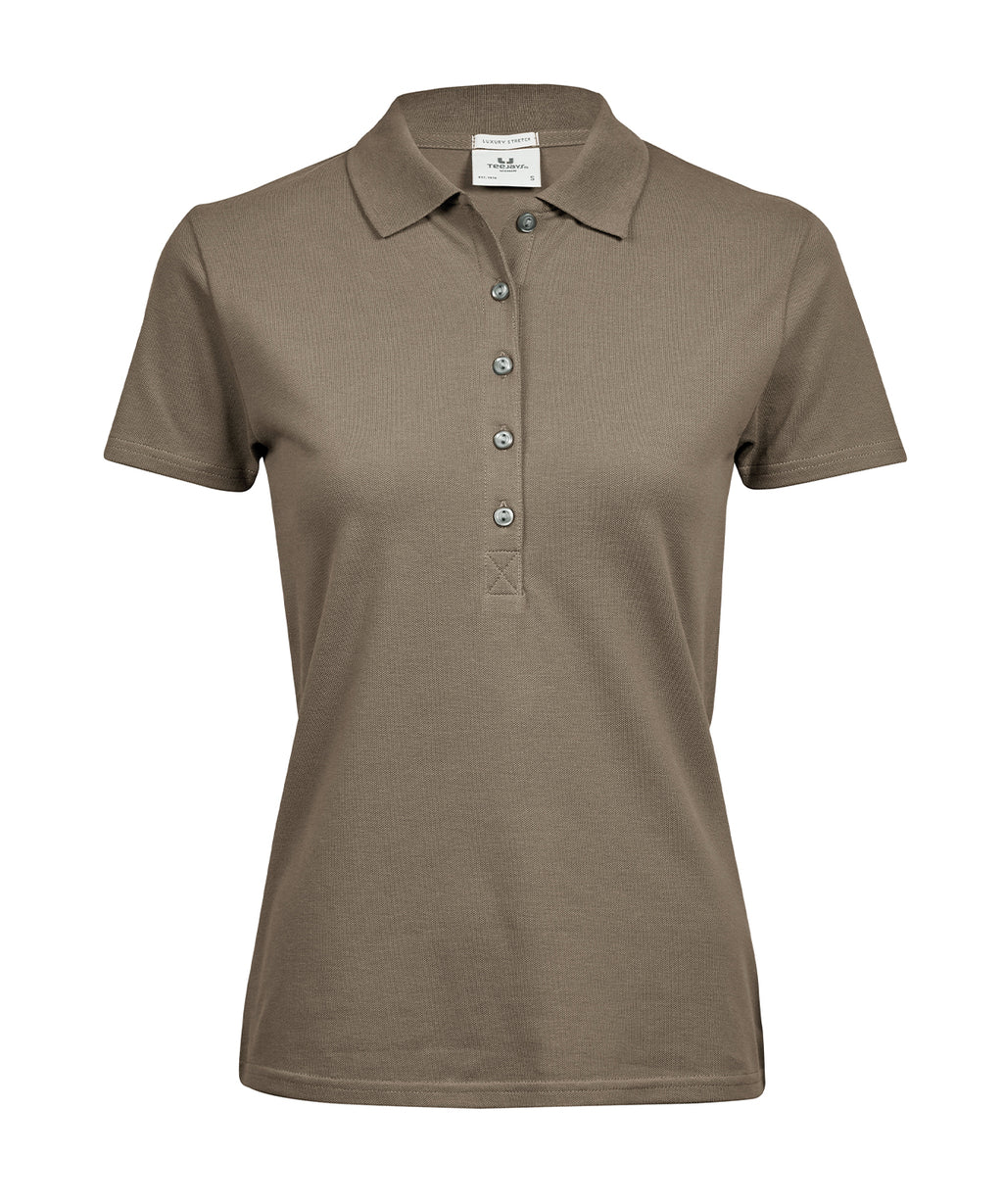 Womens luxury stretch polo (145)