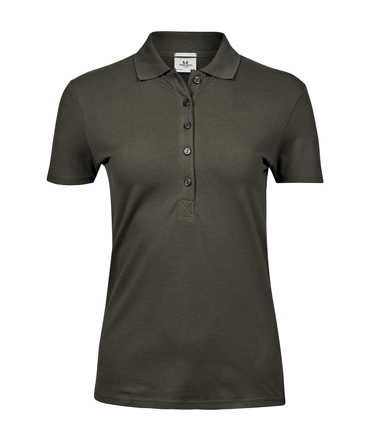 Womens luxury stretch polo (145)
