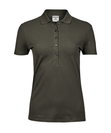 Womens luxury stretch polo (145)