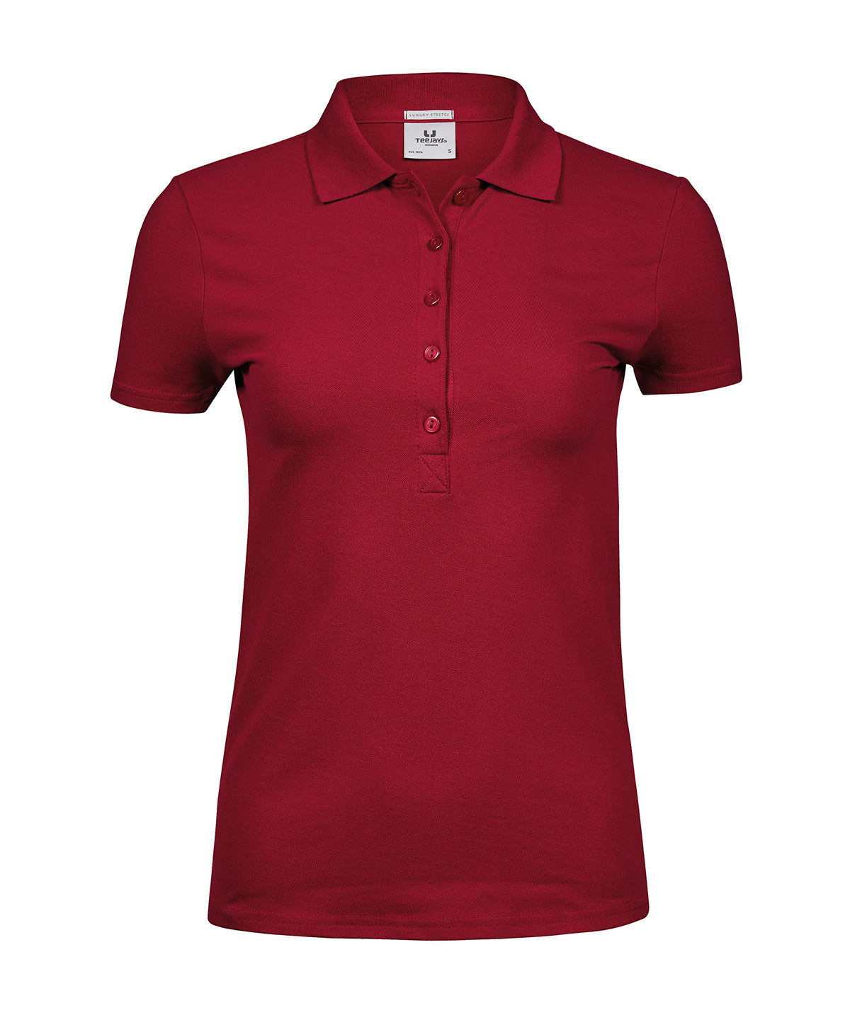 Womens luxury stretch polo (145)