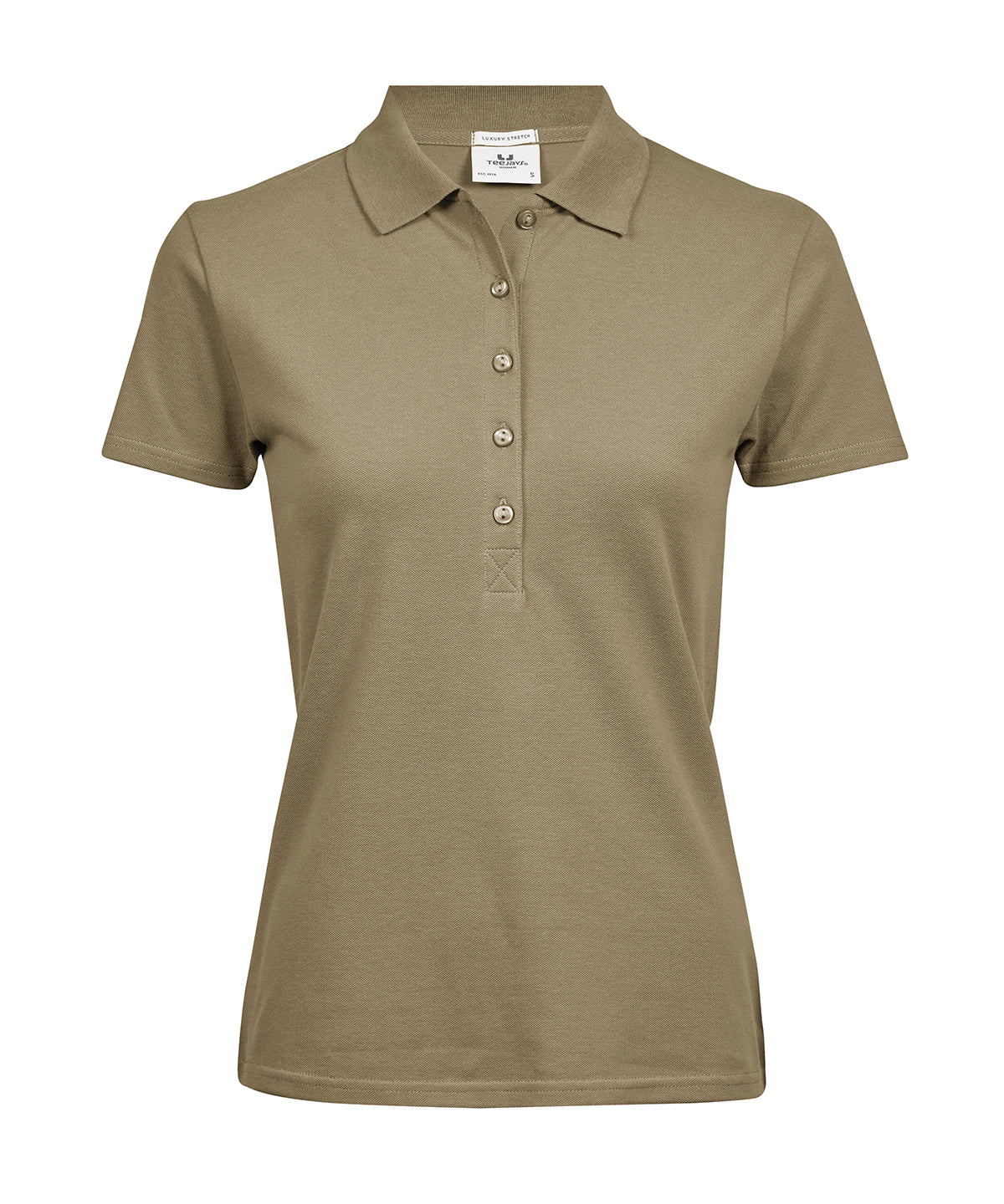 Womens luxury stretch polo (145)