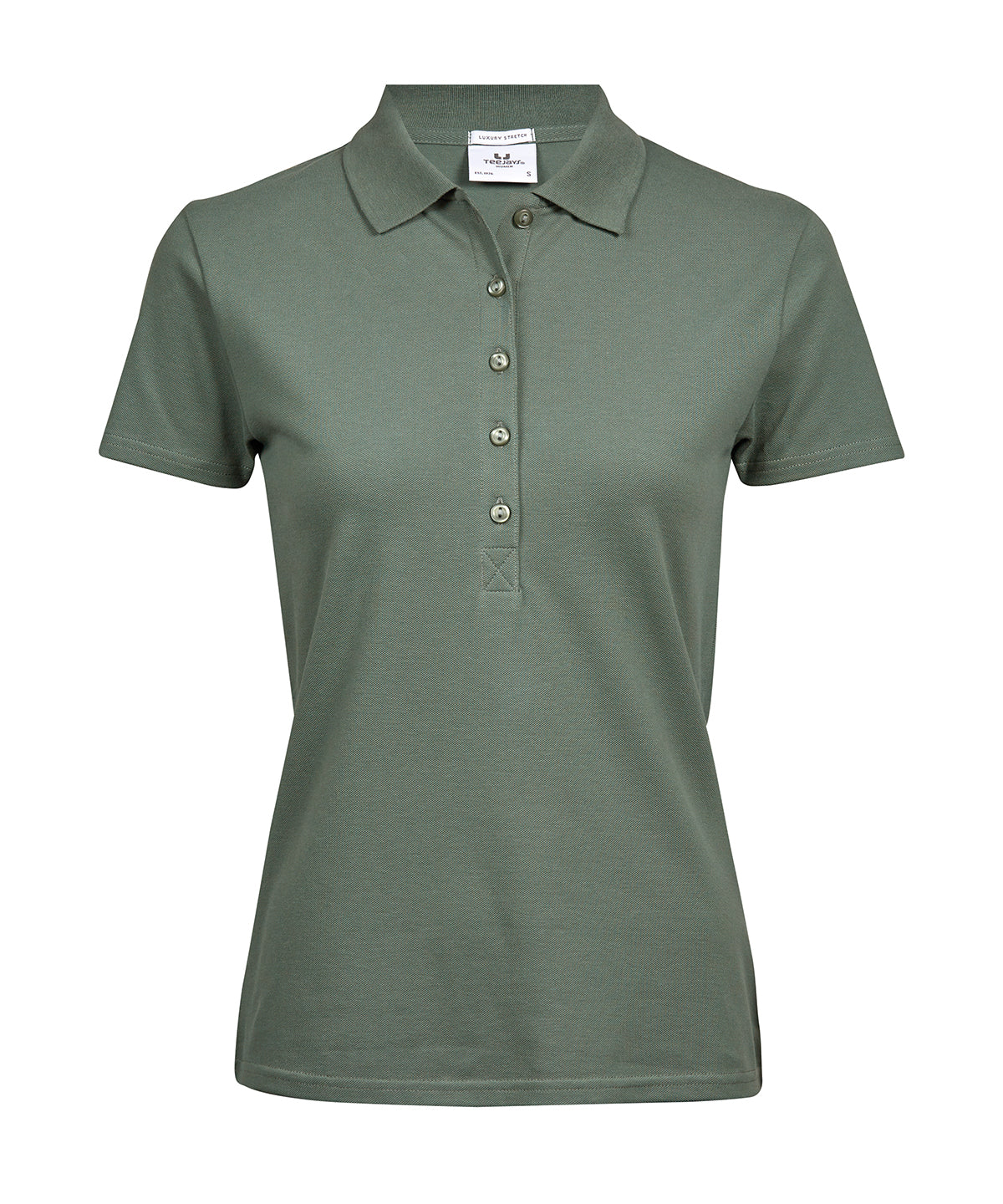 Womens luxury stretch polo (145)