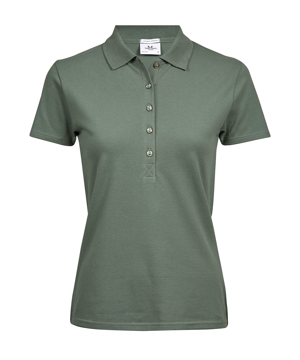 Womens luxury stretch polo (145)