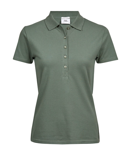 Womens luxury stretch polo (145)