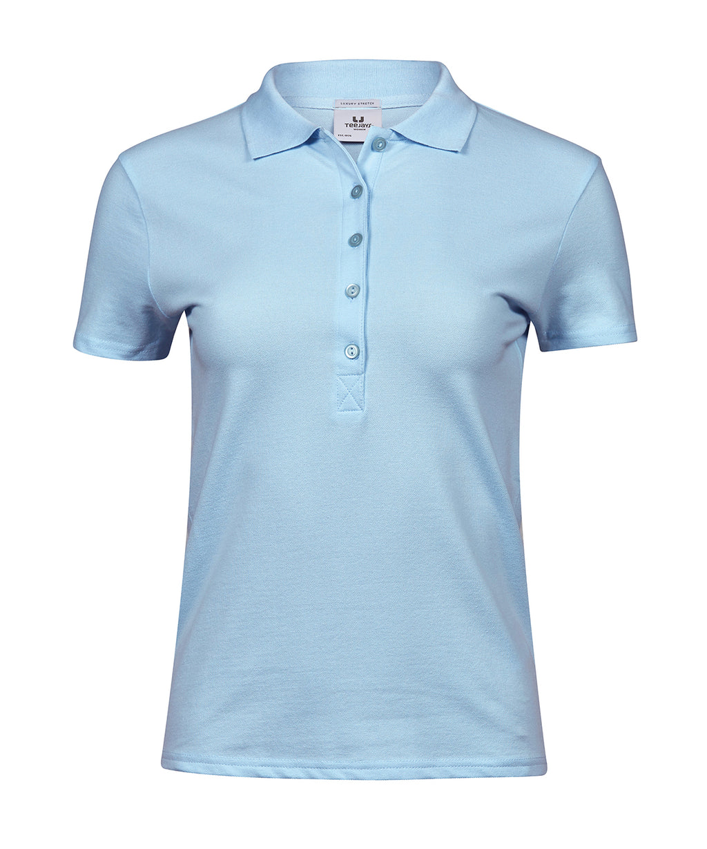 Womens luxury stretch polo (145)