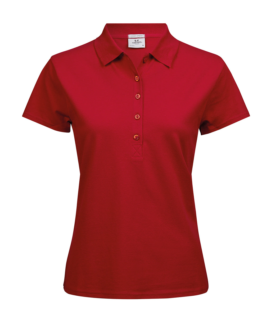 Womens luxury stretch polo (145)