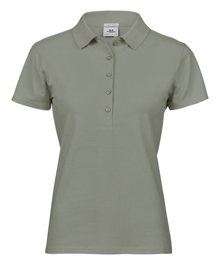 Womens luxury stretch polo (145)