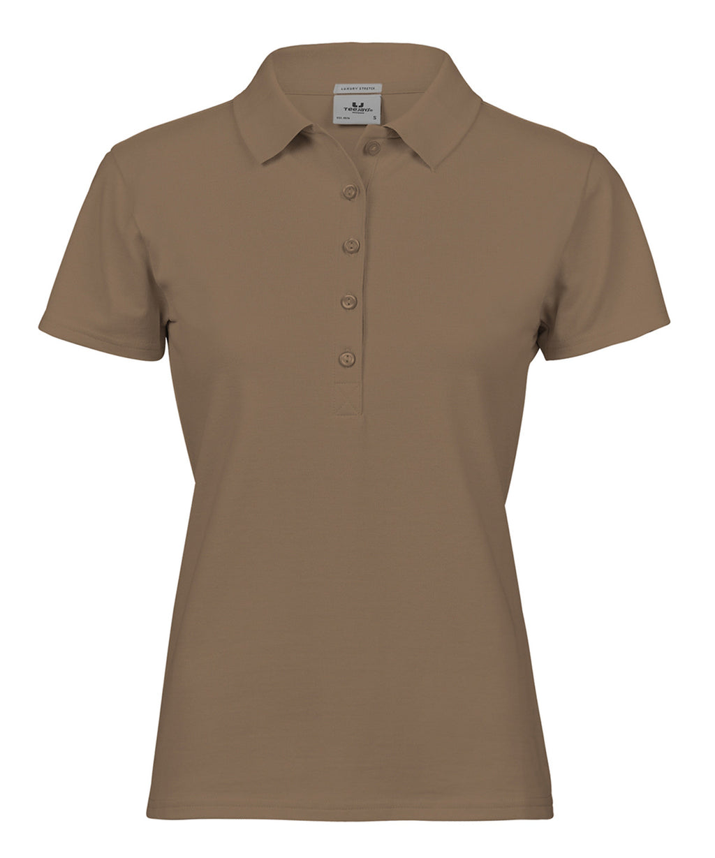 Womens luxury stretch polo (145)