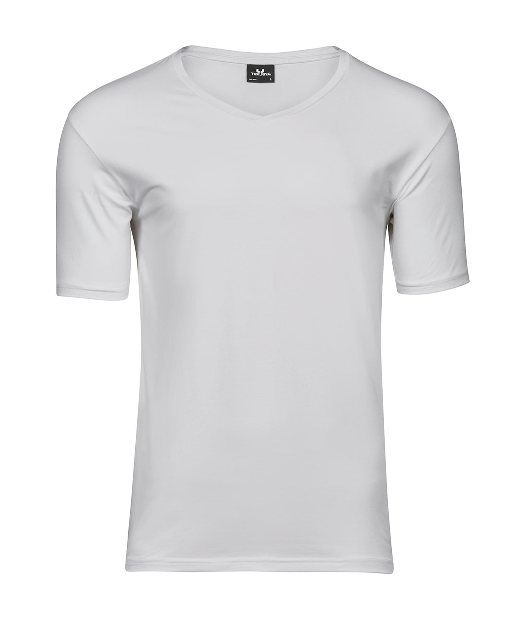 Stretch v-neck tee (401)